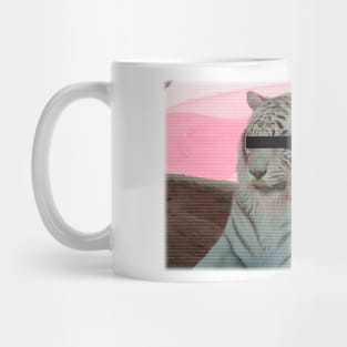 Vaporwave tiger Mug